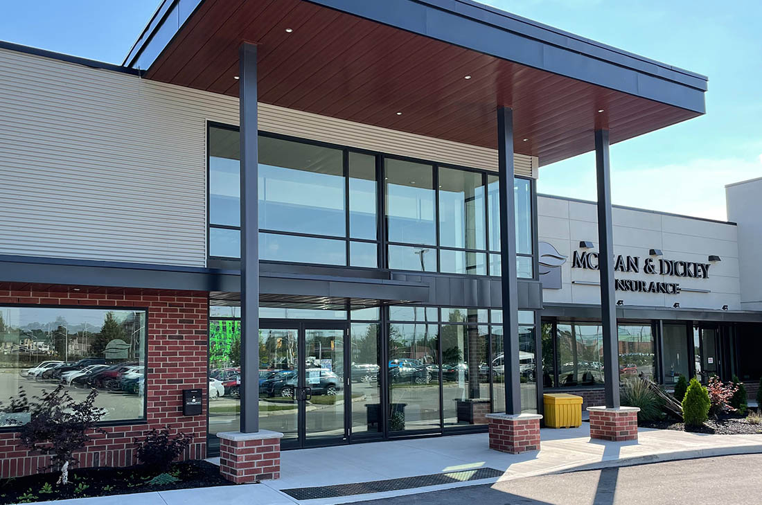 Front entrance of McLean & Dickey head office