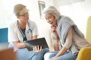 doctor meeting with patient