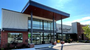 McLean & Dickey new building at 4 King Street Orillia - front elevation